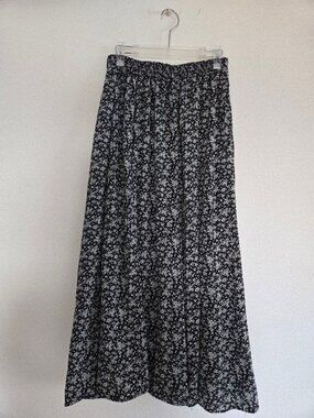 Terear Floral Chiffon Skirt Size L